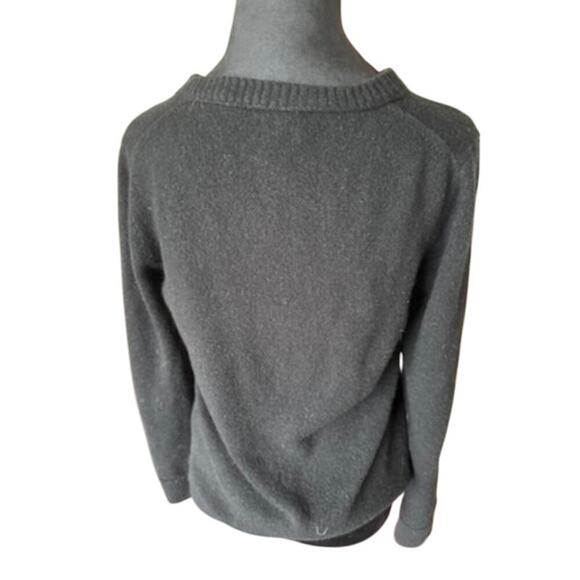 J. Crew Crewneck sweater in extra-soft yarn Black - Picture 7 of 10